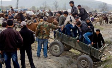 Impression of the Basar in Kabali Georgia
