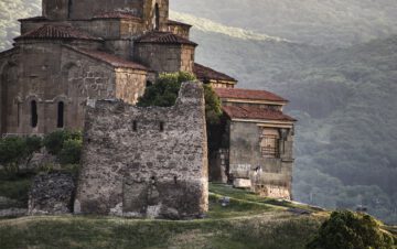 Jvari Church above Mtskheta in Georgia