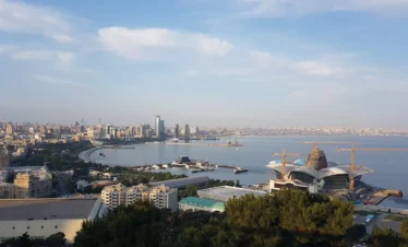 View to Baku Azerbaijan