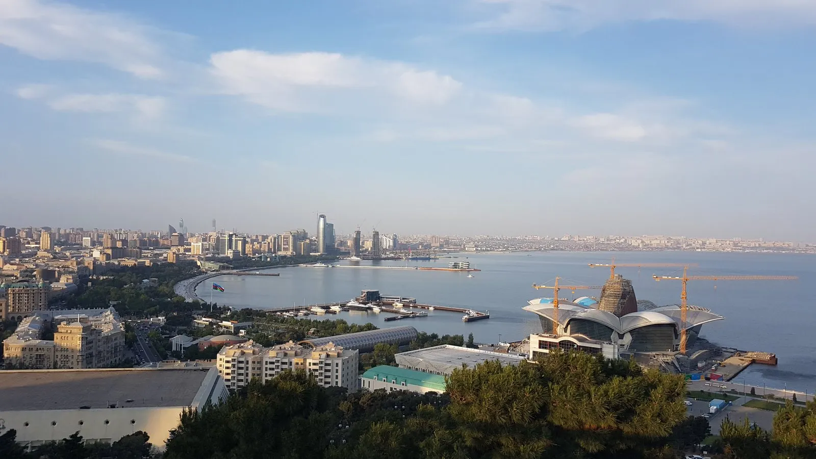 View to Baku Azerbaijan