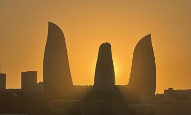 Self-drive tour Azerbaijan and Georgia with Kaukasus-Reisen from Baku to Batumi Rental car trip journey Flame towers