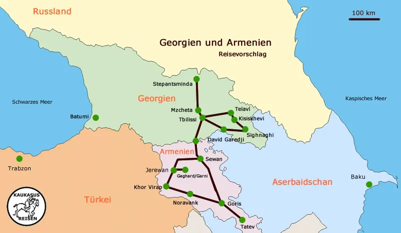 Georgien-Armenien-map-t