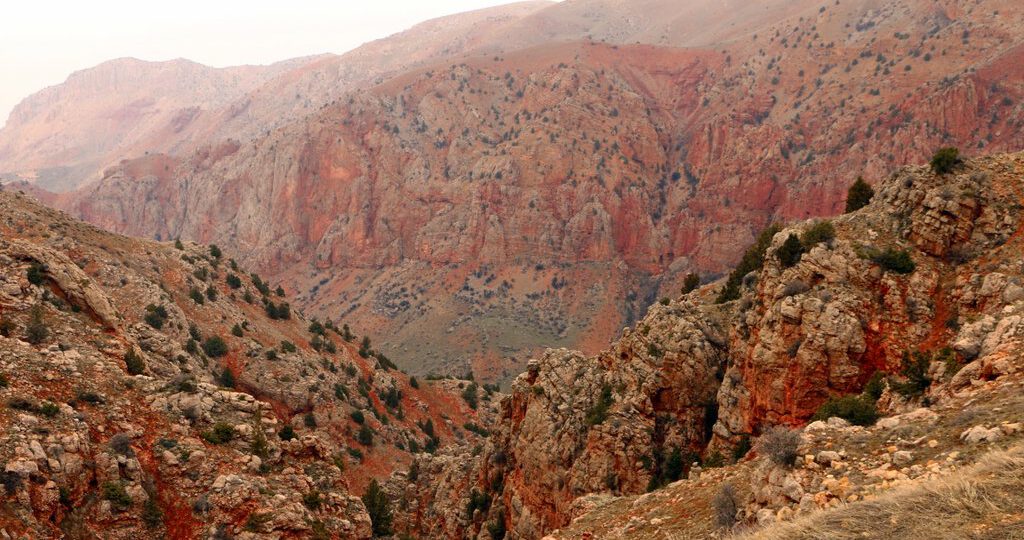 Landscape in Armenia near Noravank